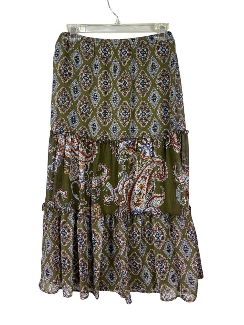 Anthropologie Fig & Flowers Floral Skirt Small Whimsigoth Bohemian Forest Fairy